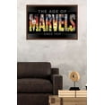 thumbnail image 2 of Marvel Comics - Marvel 80th Anniversary - Age of Marvels Wall Poster, 22.375" x 34", Framed, 2 of 2