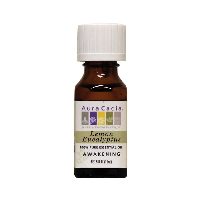 Aura Cacia Essential Oil Lemon Eucalyptus 0.5 fl oz Liq