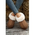 thumbnail image 4 of Women's Chestnut Plush Suede Trim Thick Sole Flat Snow Boots for Ultimate Comfort - [ZhiHiMeRi] | (US 6)37, 4 of 6