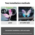 thumbnail image 6 of Fluttering Wing Butterfly Car Freshener Vent Clip with Fragrance Pads, Alloy Material for Car Interior Decoration, 6 of 8