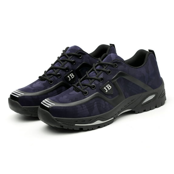 Tanleewa Men’s Steel Toe Safety Work Shoes Camouflage Fashion Shoe Size 5.5