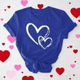 thumbnail image 2 of T-Shirt pour Femmes, Col Rond Décontracté à Manches Courtes Imprimé, Léger, 2 of 6