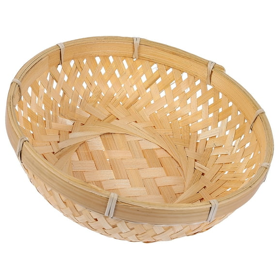 Kitchen Bamboo Basket Woven Wire Fruit for Rattan Bowl