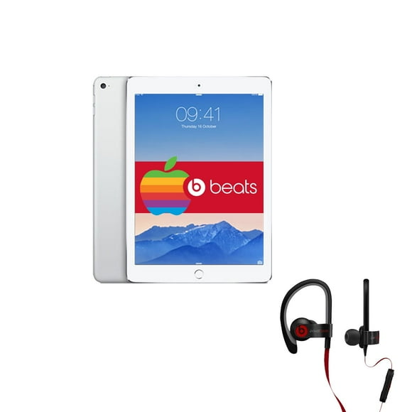 Apple iPad Air 2 Silver 64GB Wi-Fi Only Open Box + Dr.Dre Beats with 1 Year Warranty