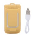 thumbnail image 2 of Teléfono con tapa reloj despertador peso ligero teclado duradero teléfono con tapa multifuncional para estudiantes y niños ANGGREK Otros, 2 of 8