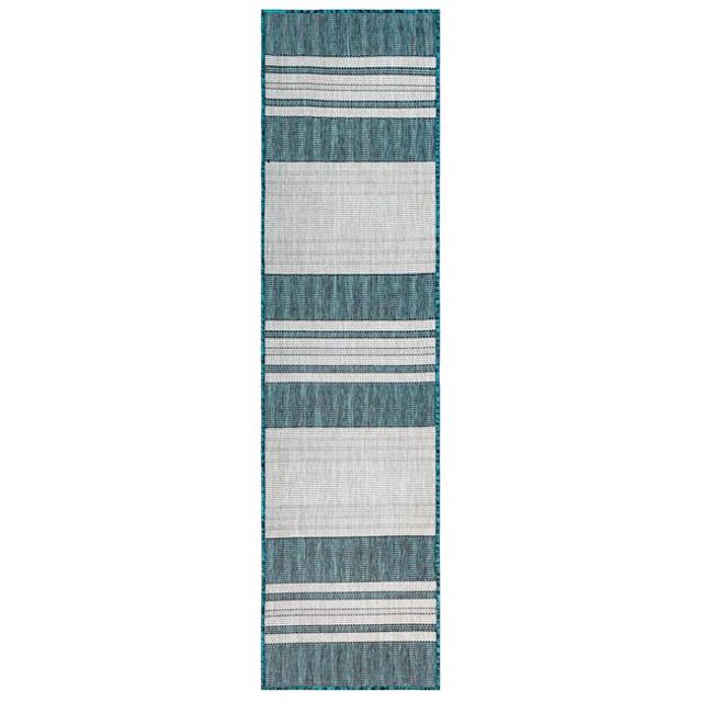 Trans-Ocean Importe CRER8843594 Tapis de Course Tissé en Wilton d'Intérieur et Extérieur de 23 Po x 7 Pi.