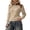 Khaki, variant on Tanghaowl Women's Sweatshirt Printed Pullover Sweatshirt Long Sleeve Crewneck Casual Comfortable Blouse for Daily Wear and Outfits Khaki XXXL