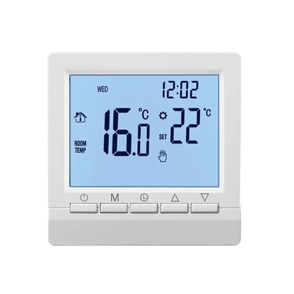 LCD Gas Boiler Thermostat Weekly Programmable Room Heating Thermostat Smart Thermostat ,High Compatibility