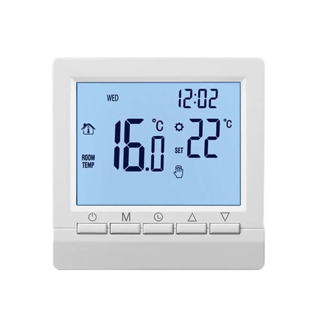 LCD Gas Boiler Thermostat Weekly Programmable Room Heating Thermostat Smart Thermostat ,High Compatibility
