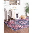thumbnail image 3 of Rugs.com Francesca Collection Washable Rug – 9' x 12' Salmon Pink Flatweave Rug Perfect For Living Rooms, Large Dining Rooms, Open Floorplans, 3 of 7