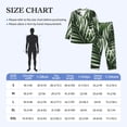 thumbnail image 4 of Hirioo Tropical Palm Leaves1 for Men's Pajama Sets 2 Piece Pjs Men's Long-Sleeved Pajama Set Button Down Sleepwear,S-XXL-Small, 4 of 7