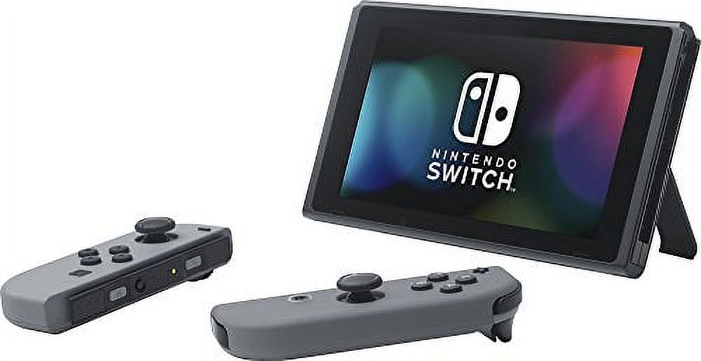 Nintendo Switch グレー　マイクロSD付き Nintendo-Swtich-4-items-Bundle