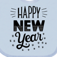 thumbnail image 4 of Inktastic Happy New Year in Hand Lettering Boys or Girls Baby Bib, 4 of 4