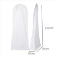 thumbnail image 4 of 2X Cubierta Larga para Bolsa Vestido Novia, Antipolvo para Vestido de Noche, Bolsa Almacenamiento Ropa Nupcial, Antipolvo para Vestido de Novia No Tejida, Color, 4 of 5