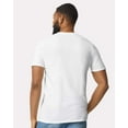 thumbnail image 4 of Gildan Men’s Softstyle Lightweight Crew Neck T-Shirt, Short Sleeve Cotton Blank White, 6-Pack, S-3XL, 4 of 5