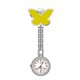 thumbnail image 3 of Reloj de enfermera analógico de cuarzo con broche, diseño de bolsillo, reloj de bolsillo para enfermera (1 pieza, rosa), 3 of 5