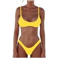 thumbnail image 2 of Bikini Sets for Women 2 Piece Brazilian Swimsuit Bathing Suit Push Up Top Micro Bikinis Swim Suit, 2 of 5