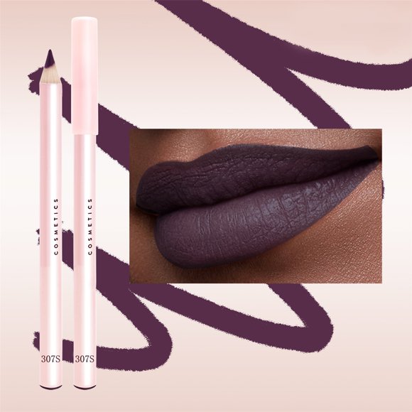 Lip Liner 12 Colors Of Lipstick Lip Pencil Long Lasting Non Fading Nude Lip Liner Foreign Trade Makeup 0.8G, Lip Liners for Women