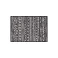 thumbnail image 2 of World Rug Gallery Contemporary Geometric Bohemian Textured Flat Weave Indoor/Outdoor Area Rug - BLACK 2'x3', 2 of 7