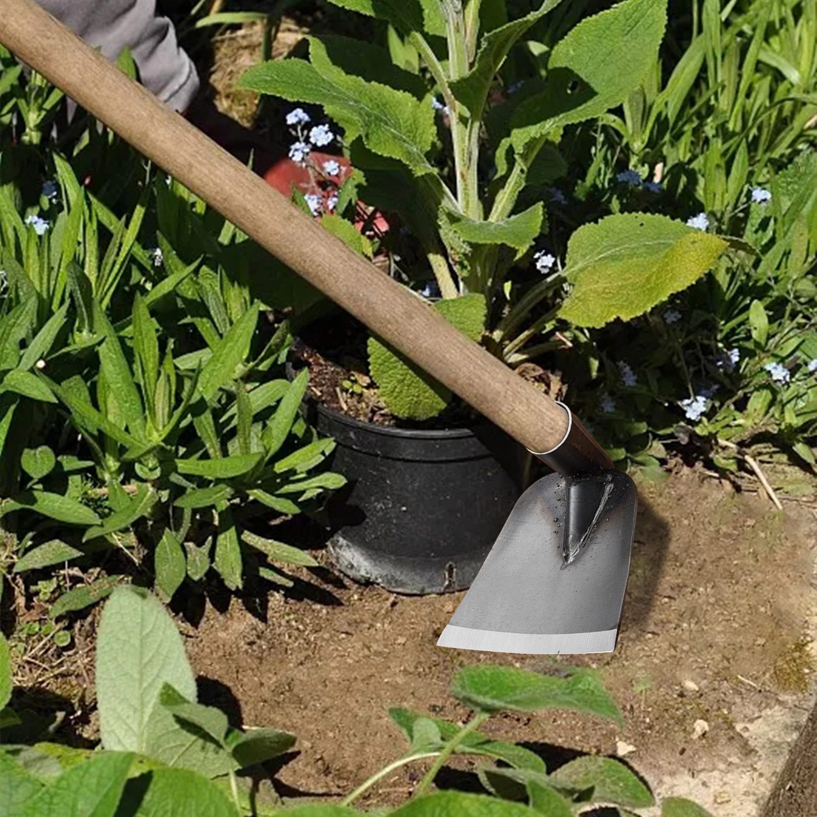 Cetilox Outdoor Hoe Garden Tool -Garden Hula Hoes for Weeding Gardening - Weeding Loop Stirrup Hoe for Planting Vegetables Flower Hoes - Planting Vegetables Flower Hoes Without handle