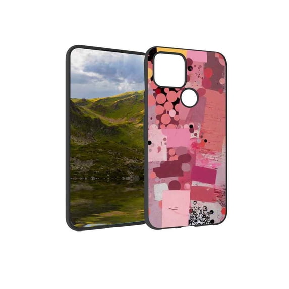 Compatible with Google Pixel 5(2020) Phone Case, Photo-Collage-Cute-Abstract-Art-12 Case Silicone Protective for Teen Girl Boy Case for Google Pixel 5(2020)