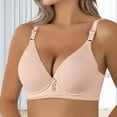 thumbnail image 5 of Wireless Push Up Bra, Hugcore A Traditional Women's Bra with A Thin Cup Small Chest and No Underwire T Shirt Bra Hot Pink L, 5 of 6