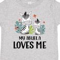 thumbnail image 4 of Inktastic Zebra My Abuela Loves Me Boys or Girls Toddler T-Shirt, 4 of 5