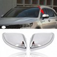 thumbnail image 1 of for Kia Sorento 2021-2023 Chrome Exterior Rearview Mirror Caps Cover Wing Trims, 1 of 4