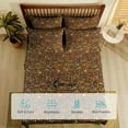 thumbnail image 5 of 600 Thread Count 4 Piece Quality Sheet Set 18 Inch Deep Pocket 100% Egyptian Cotton Color Leopard Solid Size Twin-XL, 5 of 7