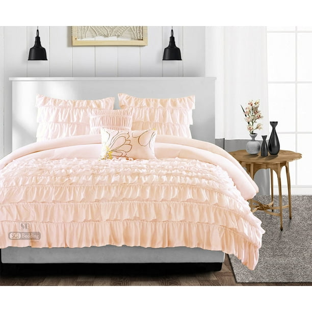 Peach Comforter Set Queen