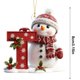 thumbnail image 3 of Adornos navideños, adornos navideños, regalos navideños, 26 letras, decoración para árbol de Navidad, colgante, adornos para árbol de Navidad, adornos navideños DIY, decoración navideña, decoración co, 3 of 9