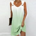 thumbnail image 2 of gakvbuo summer Tank dresses for women 2024 Sleeveless Mini Dress Sundresses Women's Geometric Printed Elegant Camisole Round Neck Dress, 2 of 5