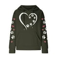 thumbnail image 3 of Womens Christmas Sweater Women Hoodie Winter Sweaters for Women Trendy Clearance Womens Crew Neck Sweater Women's Long Sleeve Shirts Fashionable Women's Printed Pullover Round Neck Top, 3 of 4