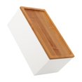 thumbnail image 4 of Langgg Functional Makeup Storage Box For Brushes Jewelry And Cosmetics Gift For Friends And Birthday Parties Storage Case Home White concave cover, 4 of 6