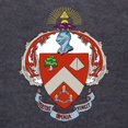 thumbnail image 3 of CafePress - Triangle Coat Of Arms Long Sleeve T Shirt - Mens Hooded Shirt, 3 of 3