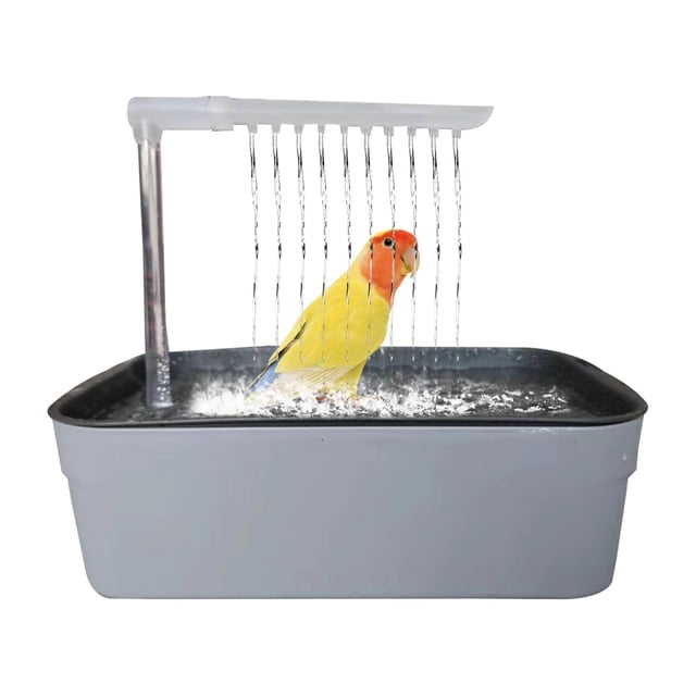 Automatic Parrot Bath With Circulation System Bird Bathing Tool For Parrots Convenient Bathing Solution For Indoor And Outdoor Use