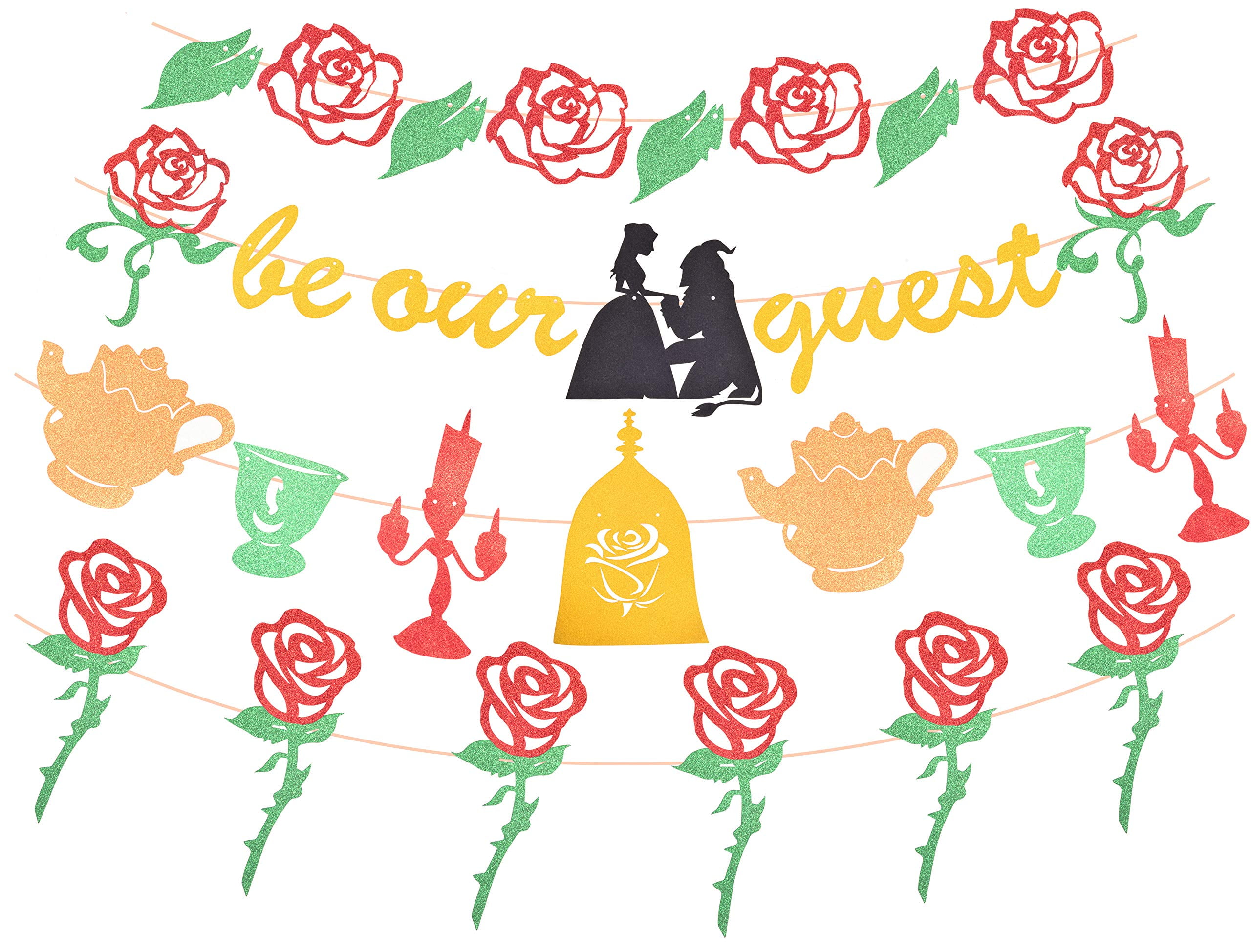 Beauty And The Beast Inspired Be Our Guest Banner Decorations ...