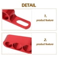 thumbnail image 3 of IDEANATEGRATE Clip De Sujeción Para Cables De En Aluminio Rojo Para Motocicletas, 3 of 7