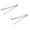 A 2PCS, variant on Tweezer Tongs for Cooking Stainless Steel Sausage Barbecue Tool Long Stainless Steel Clamps Kitchen Utensils for Food Grilling Coating and Serving Camping Cooking Accessories 9.8inch