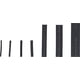 thumbnail image 2 of Diy - Surtido de tubos termorretráctiles - negro - 127 piezas, 2 of 5