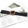 thumbnail image 4 of WANYNG Women Belt Straw Woven Elastic Stretch Wide Waist Belts for Dresses with Buckle Woman Abdominal Belt Seat Belt Female, 4 of 7
