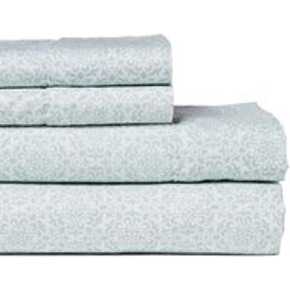 Rozen Seafoam Green 4Piece Queen Size Sheet Set