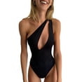 thumbnail image 2 of Liacowi Women Sexy One-Piece Swimsuit One Shoulder Hollow Sleeveless Swimwear Summer Bathing Suit Beachwear, 2 of 8