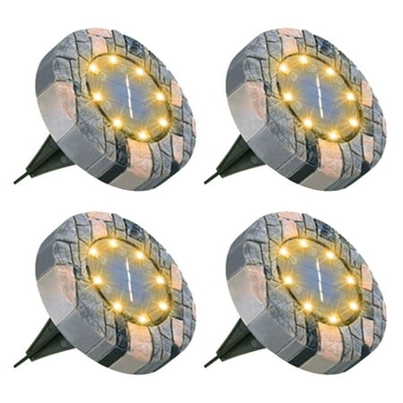 

8pcs For Lawn Yard With 8 LEDs Outdoor Patio IP65 Waterproof Solar Ground Lamp