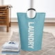 thumbnail image 5 of de Lavandería Grande de Tela Oxford Tela de Almacenamiento Plegable con Bolsa de 115 L Cesto de Lavandería Papelera de Lavandería para Arma azul Soledad Cesto de la ropa, 5 of 8