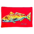 thumbnail image 1 of Carolines Treasures MW1084PILLOWCASE 20.5 x 30 Po Poisson - Tissu Anti-Humidité Alphonzo Poisson Rouge Taie d'Oreiller Standard, 1 of 2
