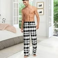 thumbnail image 4 of PISONIC Funny Mens Pajama Pants Lounge Men's Pajama Bottoms Soft Sleep Pants With Pockets Drawstring, 4 of 7