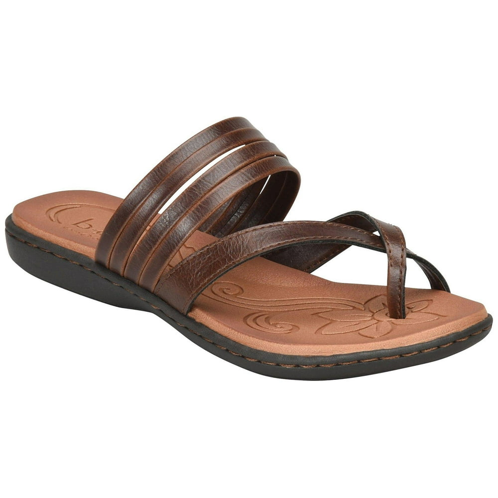 b.o.c. B.O.C. Womens Solid Alisha Sandals 9 Brown
