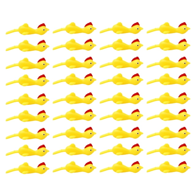 RXIRUCGD Toys Sling Shot Chicken Toys Creative Ejection Chicken Fidget Toy Light Rubber For Metope And Ceiling Chicken Prank Flying Toy