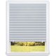 thumbnail image 1 of Pantalla de papel plisada para oscurecer la habitación, pantallas de papel plisadas temporales con filtrado de luz, 36 x 72 pulgadas, 1 paquete, blanco, 1 of 8